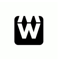 Mw Monogram Company Dummy Logo Typography