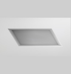 Empty Rectangular Niche Mockup