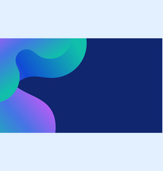 Liquid Wave Gradient Design Background Blue