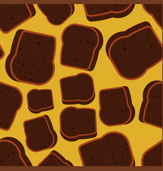 Burnt Bread Pattern Seamless Spoiled Toasted