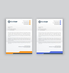 Business Corporate Letterhead Design Template