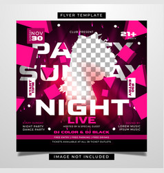 Ladies Club Party Flyer Template