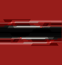 Abstract Red Black Grey Cyber Light Geometric