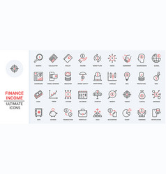 Money Income And Expenses Global Finance Red