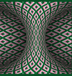 Moving Checkered Hyperboloid Optical