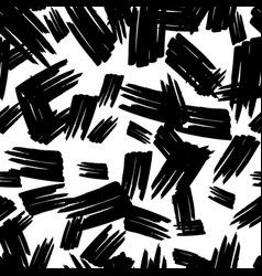 Seamless Pattern With Black Marker Scribbles