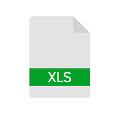 Xls File Icon Spreadsheet Document Type Modern