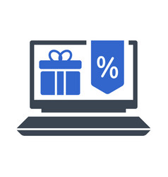 Online Gift Offer Icon