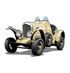 Cartoon Retro Car