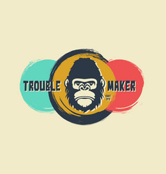 Hand Drawn Trouble Maker