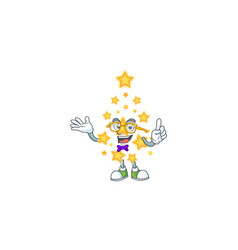 Super Funny Geek Smart Christmas Star Mascot