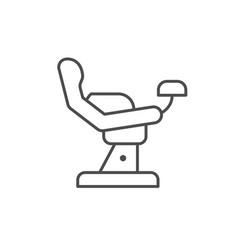 Gynecological Chair Line Outline Icon