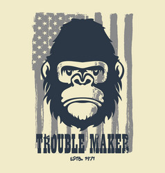 Hand Drawn Trouble Maker