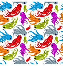 Scary Horror Monsters Seamless Textile Pattern