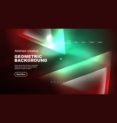 Abstract Background Landing Page Geometric Shape