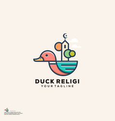 Duck Religi Logo Design