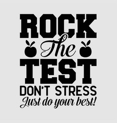 Funny Rock The Test Retro Vintage Testing