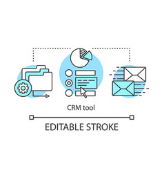 Crm Tool Concept Icon