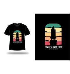 T-shirt Space Adventure Infinity And Beyond Color