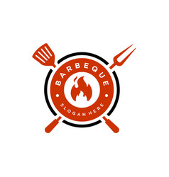 Bbq Logo Vintage Hipster Grill Badge Barbecue