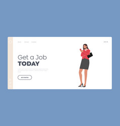 Get A Job Today Landing Page Template Confident