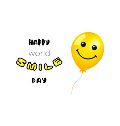 Happy Octobre Smile Day 3 D Baloon