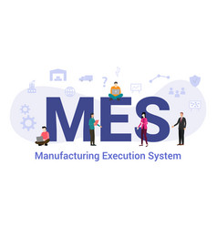 Mes Manufacturing Execution System Concept