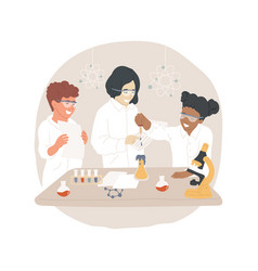 Science Lab For Kids Isolated Cartoon