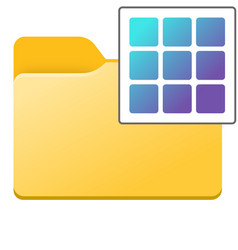 Windows 11 - Style Gallery Folder Icon