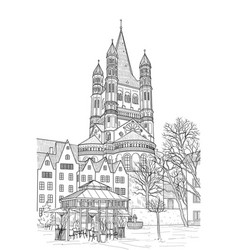 Sketch Of The Cathedral Of St Martin