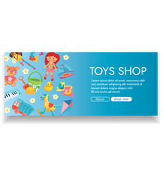 Toys Shop Banner Design For Online Shoping