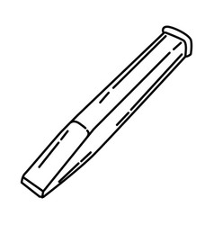 Concrete Chisel Icon Doodle Hand Drawn Or Outline