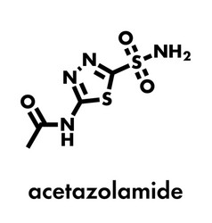 Acetazolamide Diuretic Drug Molecule Carbonic