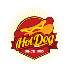 Hot Dog Shop Logo Design