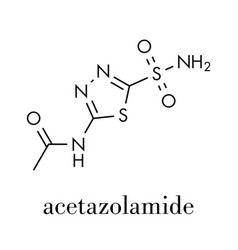 Acetazolamide Diuretic Drug Molecule Carbonic