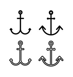 Anchor Icon Sign Marine Symbol