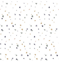 Terrazzo seamless pattern design Royalty Free Vector Image