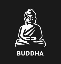 Buddha In The Lotus Position Logo