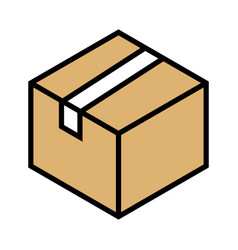 Cardboard Box Icon Or Shipping Package