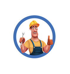 Handy Man Showing Thumb Up