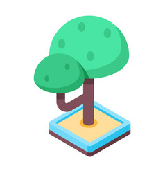 Download Isometric Icon Garden Tree