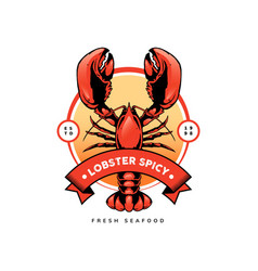 Lobster Seafood Logo Design