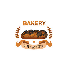 Bread Label Isolated Design