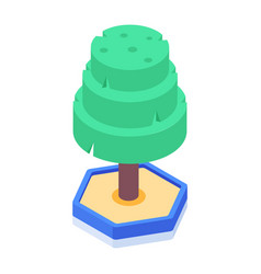 Download Isometric Icon Garden Tree