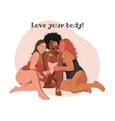 Love Your Body Or Body Positive Concept