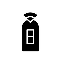 Smart Light Switch Black Glyph Icon