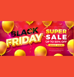 Black Friday Sale With 3d Lettering