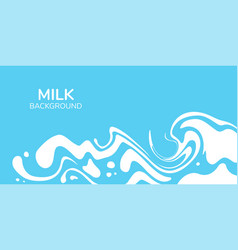 Milk Splash Background Abstract Liquid Waves