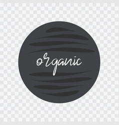 Organic Icon Gray White Isolated Sign On