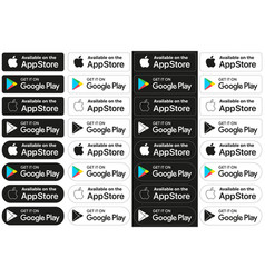 App Store And Google Play Icon